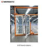 Warren 8 ft Tall French Patio Doors With Aluminium Internal Double Door